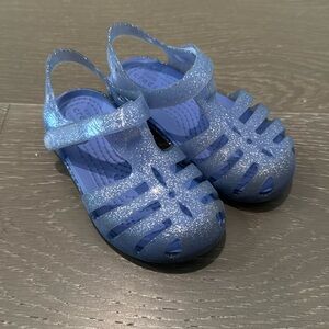 Toddler Purple Isabella Crocs Jelly Shoes Size 8